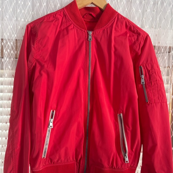 Levi's Jackets & Blazers - Levi's Red Jacket with Logo Patch